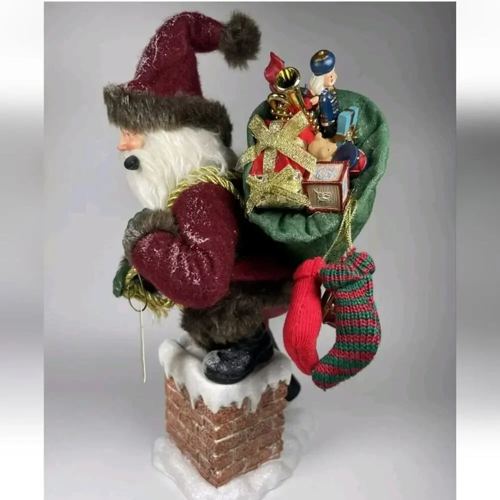 Thomas Kincaid’s  So Real Santa Collection “The Wonder Of Christmas” Figurine I